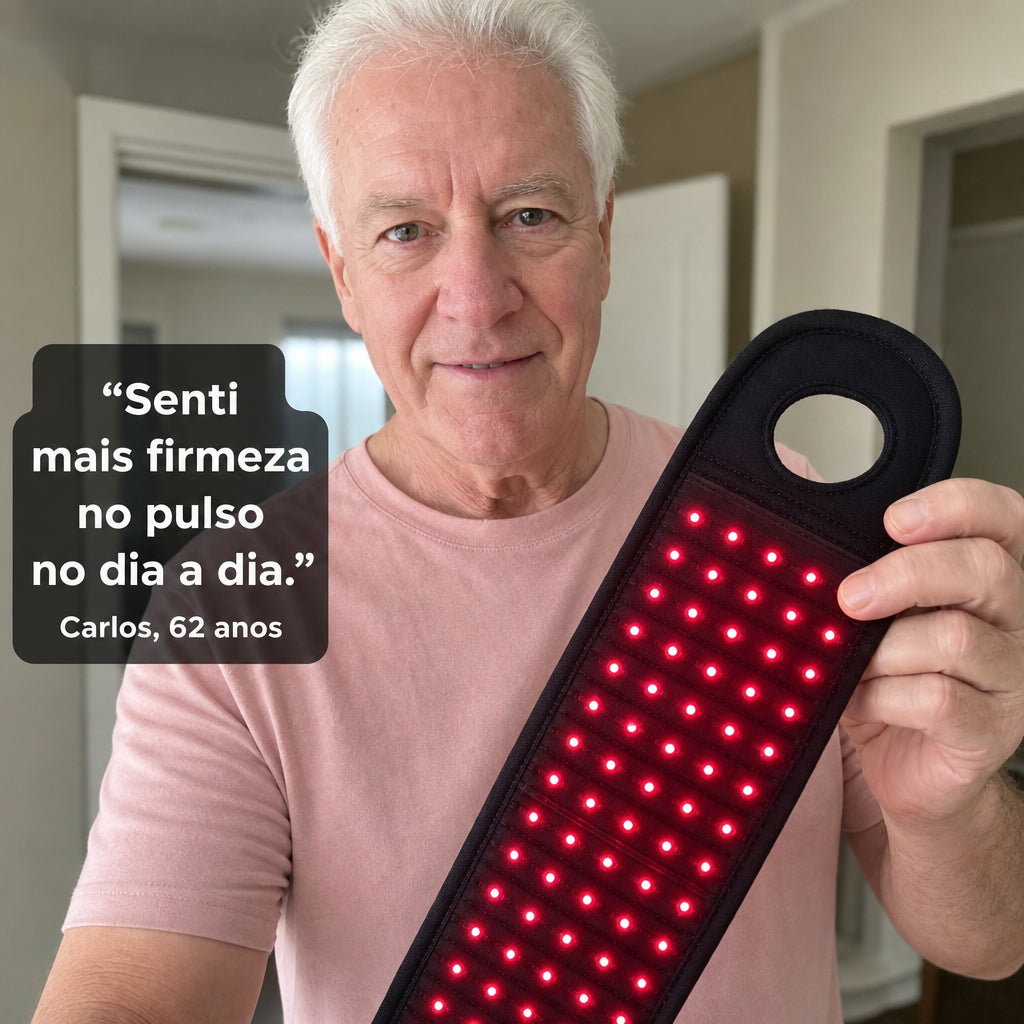 Carlos apresenta o NervoFlex com LEDs internos